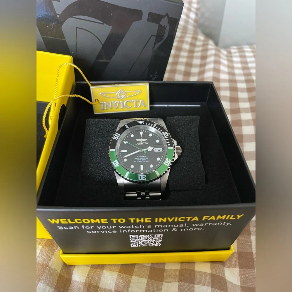 Invicta Pro Diver - Black/Green Bezel Automatic